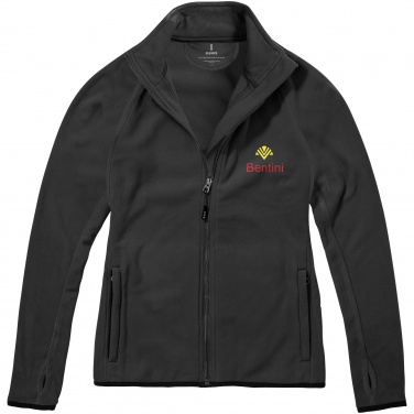 Logo trade promotional giveaways picture of: Brossard micro fleece full zip ladies jacket