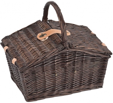 Logo trade promotional merchandise image of: Picnic basket for 2, cutlery included
