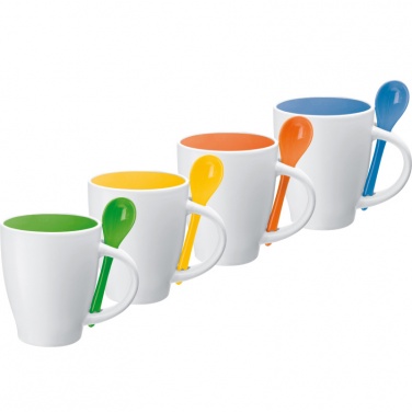Logotrade promotional giveaways photo of: Ceramic mug, orange