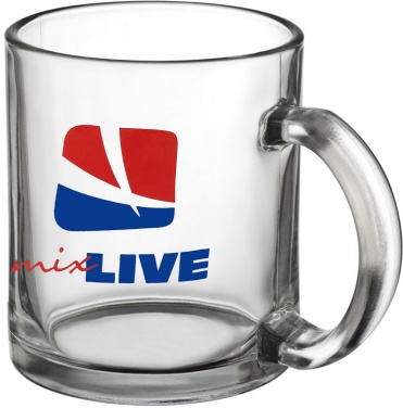 Logotrade promotional products photo of: Glass mug, translucent