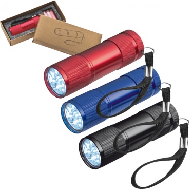 Logotrade advertising product image of: Flashlight 9 LED, red