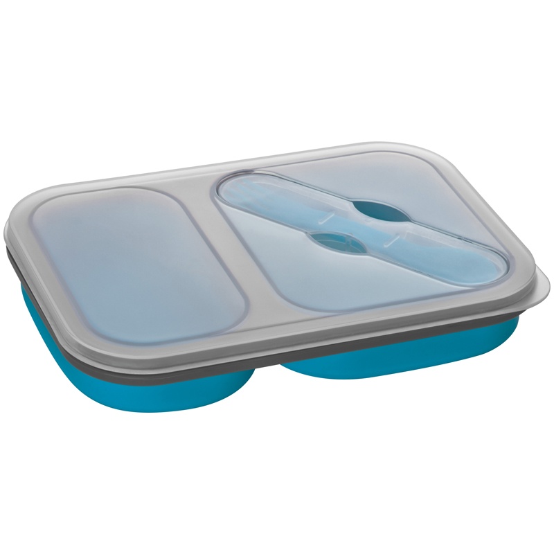 Logo trade advertising products picture of: Lunch box, light blue