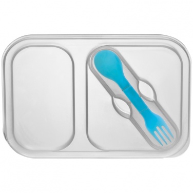 Logo trade promotional merchandise image of: Lunch box, light blue
