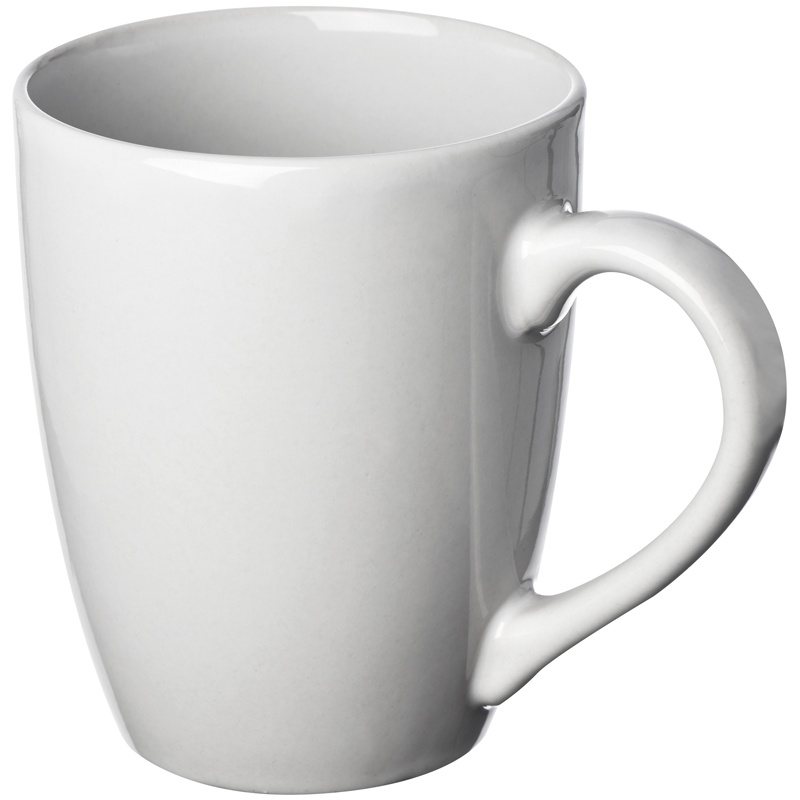 Logotrade promotional giveaways photo of: Elegant ceramic mug, white