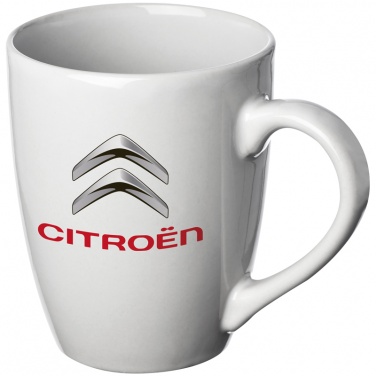 Logo trade promotional items picture of: Elegant ceramic mug, white