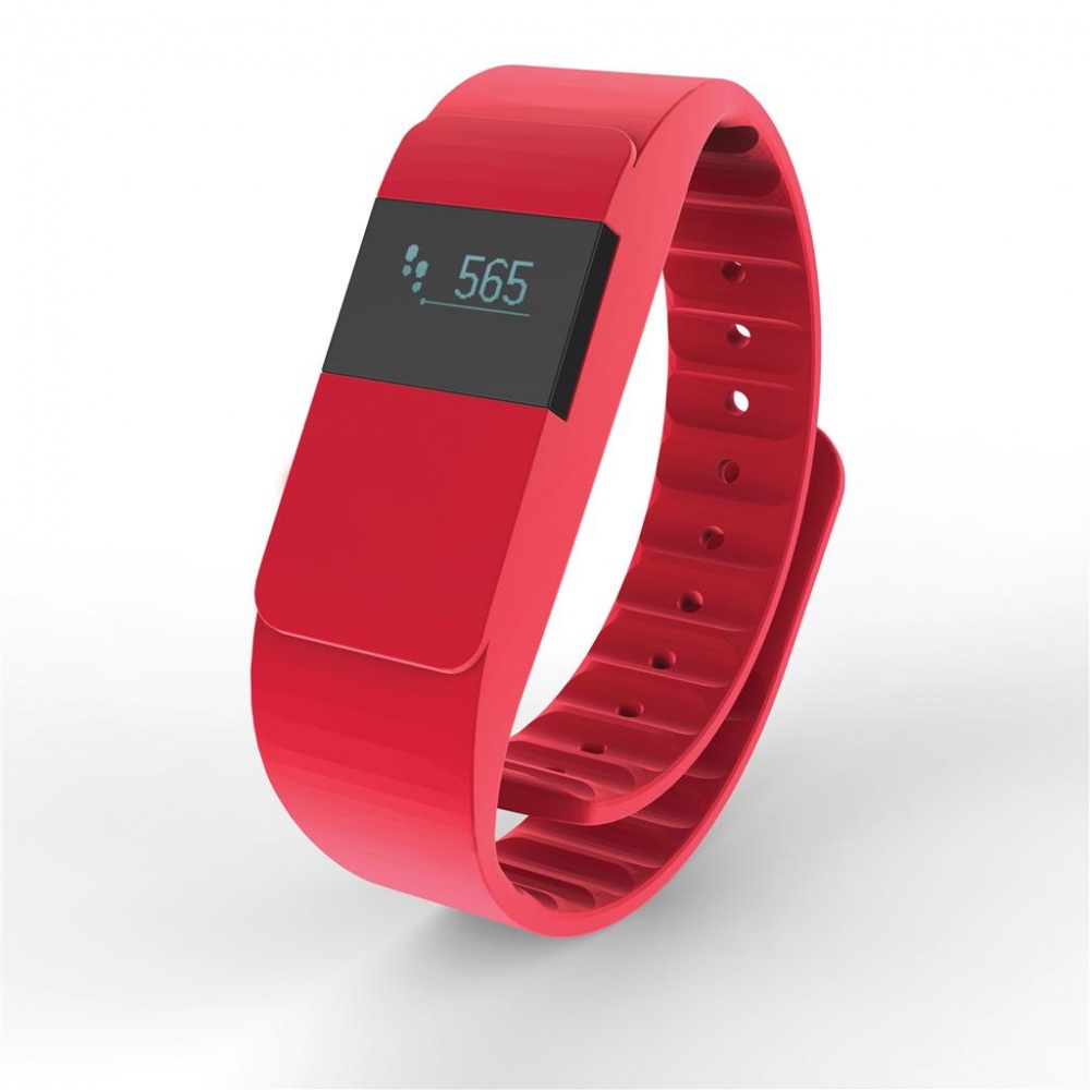 Logo trade promotional products picture of: Activity tracker Keep fit, red