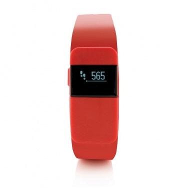 Logotrade promotional merchandise image of: Activity tracker Keep fit, red