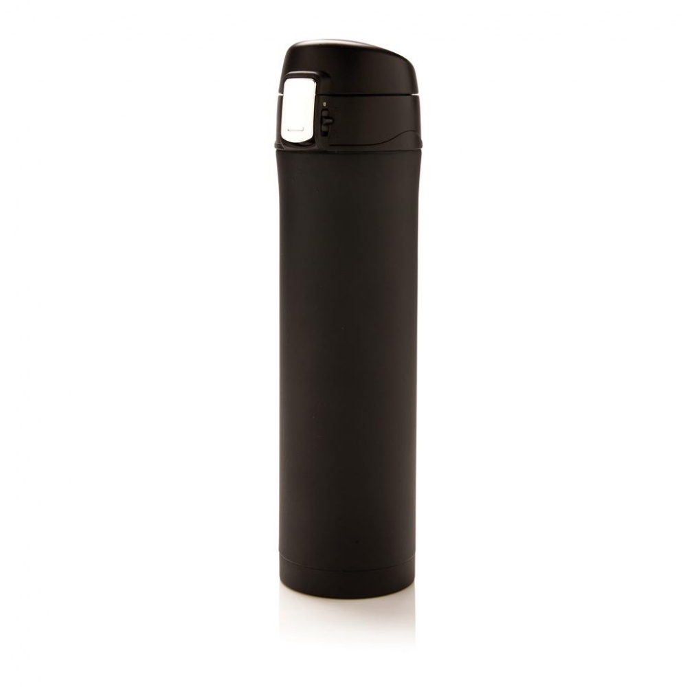 Logotrade business gifts photo of: Easy lock vacuum flask, black/black