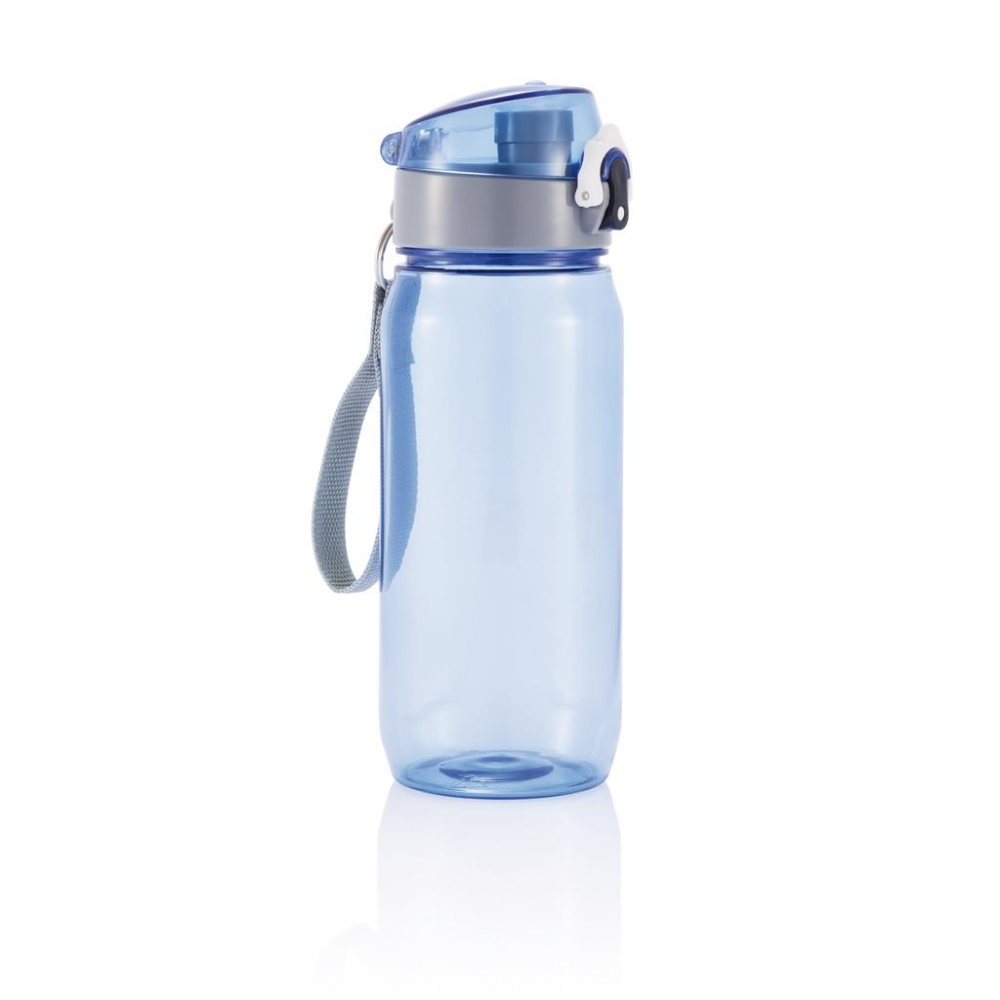 Logo trade promotional items image of: Tritan water bottle 600 ml, blue/grey