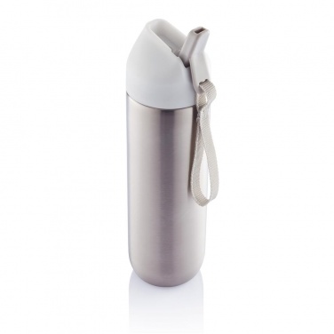 Logotrade promotional item picture of: Neva water bottle metal 500ml, white