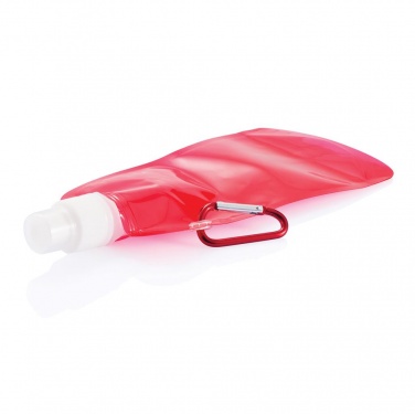 Logotrade promotional item picture of: Foldable water bottle, red
