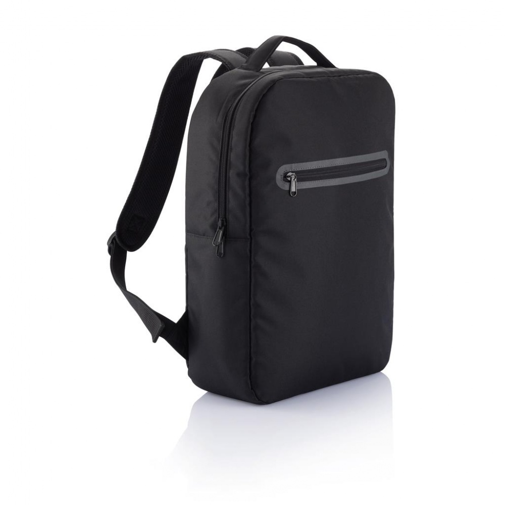 Logotrade advertising products photo of: London laptop backpack PVC free, black