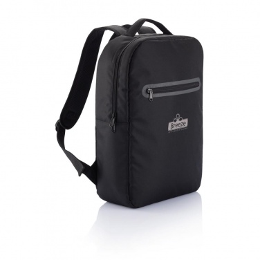 Logo trade promotional gift photo of: London laptop backpack PVC free, black