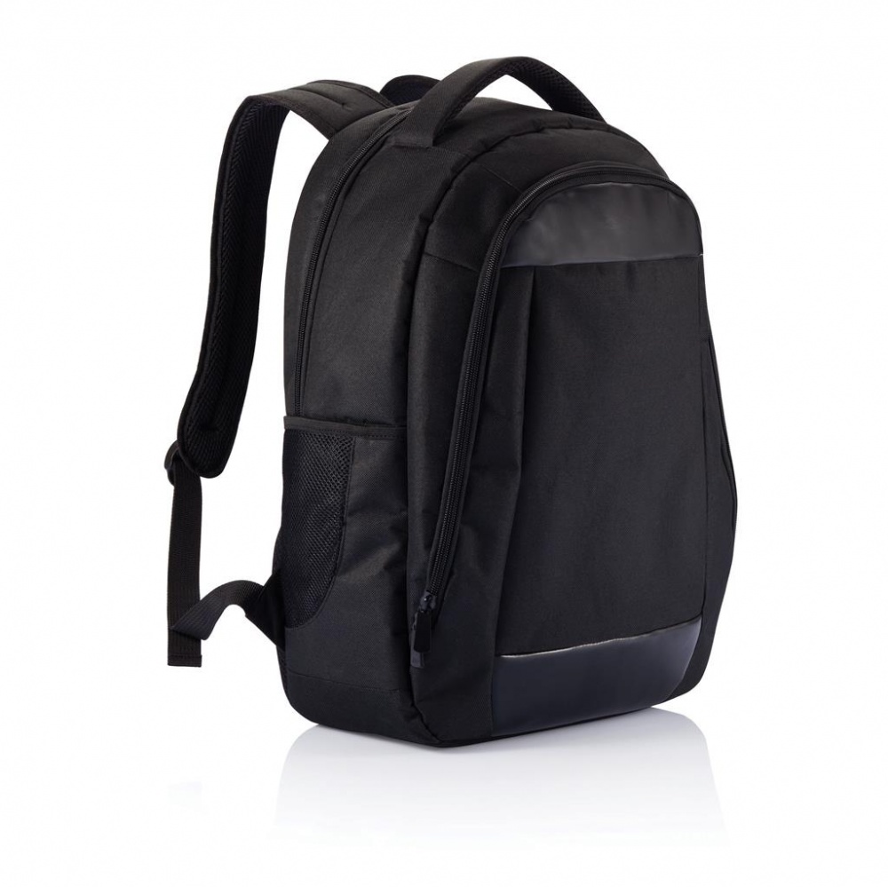 Logo trade promotional gifts image of: Boardroom laptop backpack PVC free, black