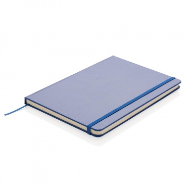 Logo trade promotional gifts picture of: A5 Notebook & LED bookmark, blue