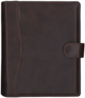 Logo trade corporate gifts image of: Calendar Time-Master Maxi artificial leather brown