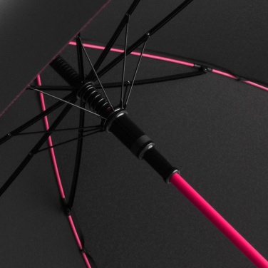 Logotrade promotional gift picture of: AC regular umbrella Colorline, black/pink