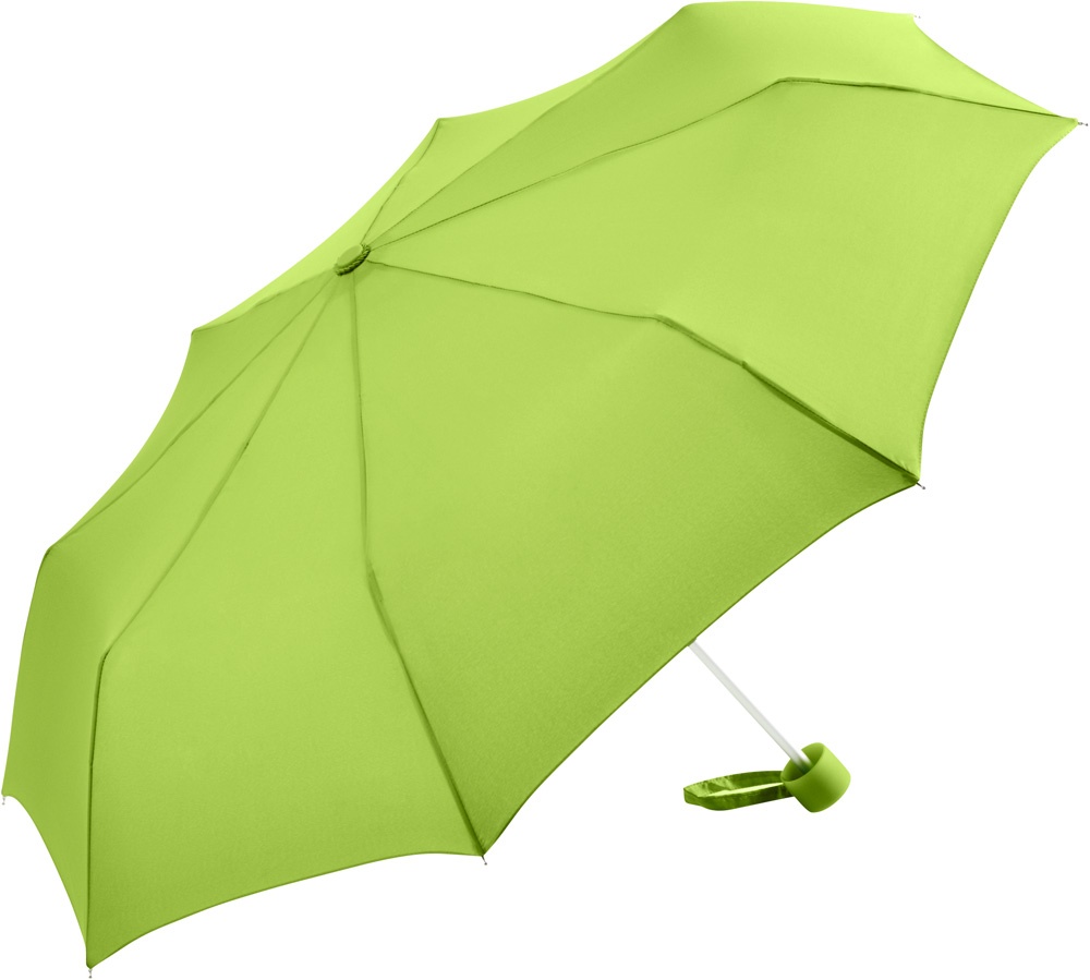 Logo trade business gift photo of: Alu mini windproof umbrella, 5008, green