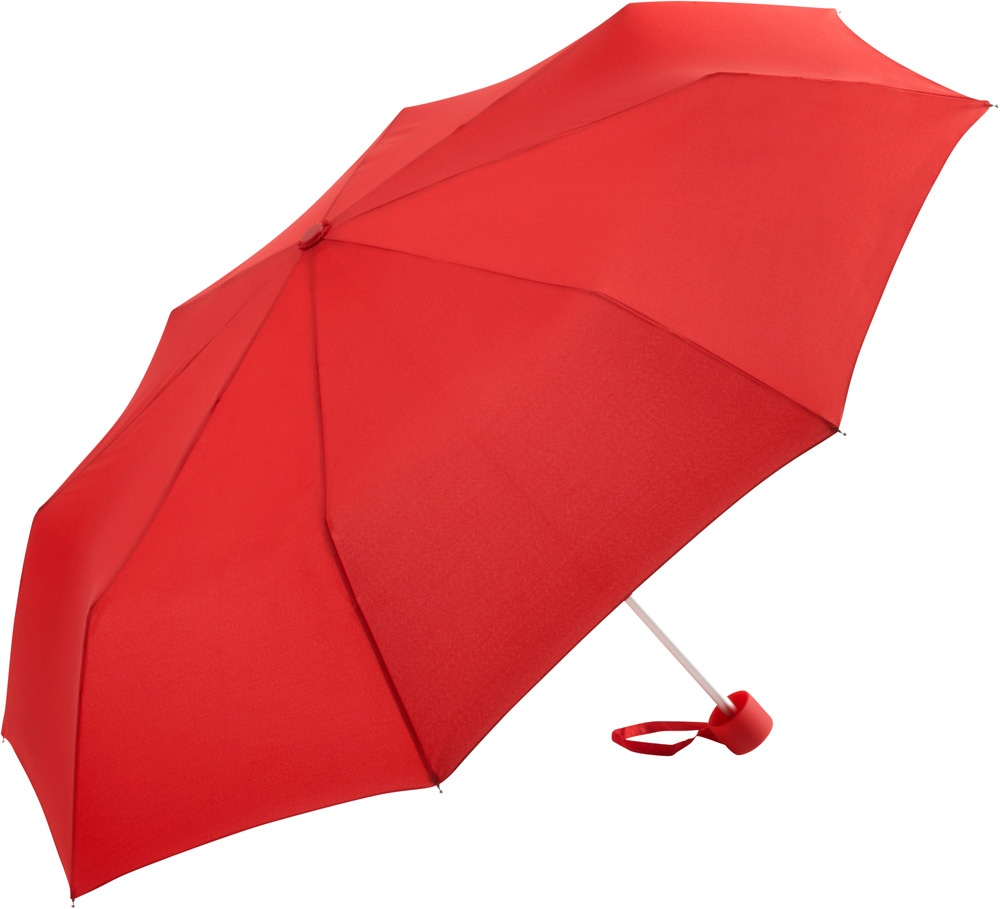Logo trade promotional products picture of: Alu mini windproof umbrella, 5008, red