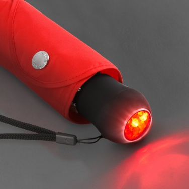 Logotrade corporate gifts photo of: Mini umbrella Safebrella® LED light 5171, Red