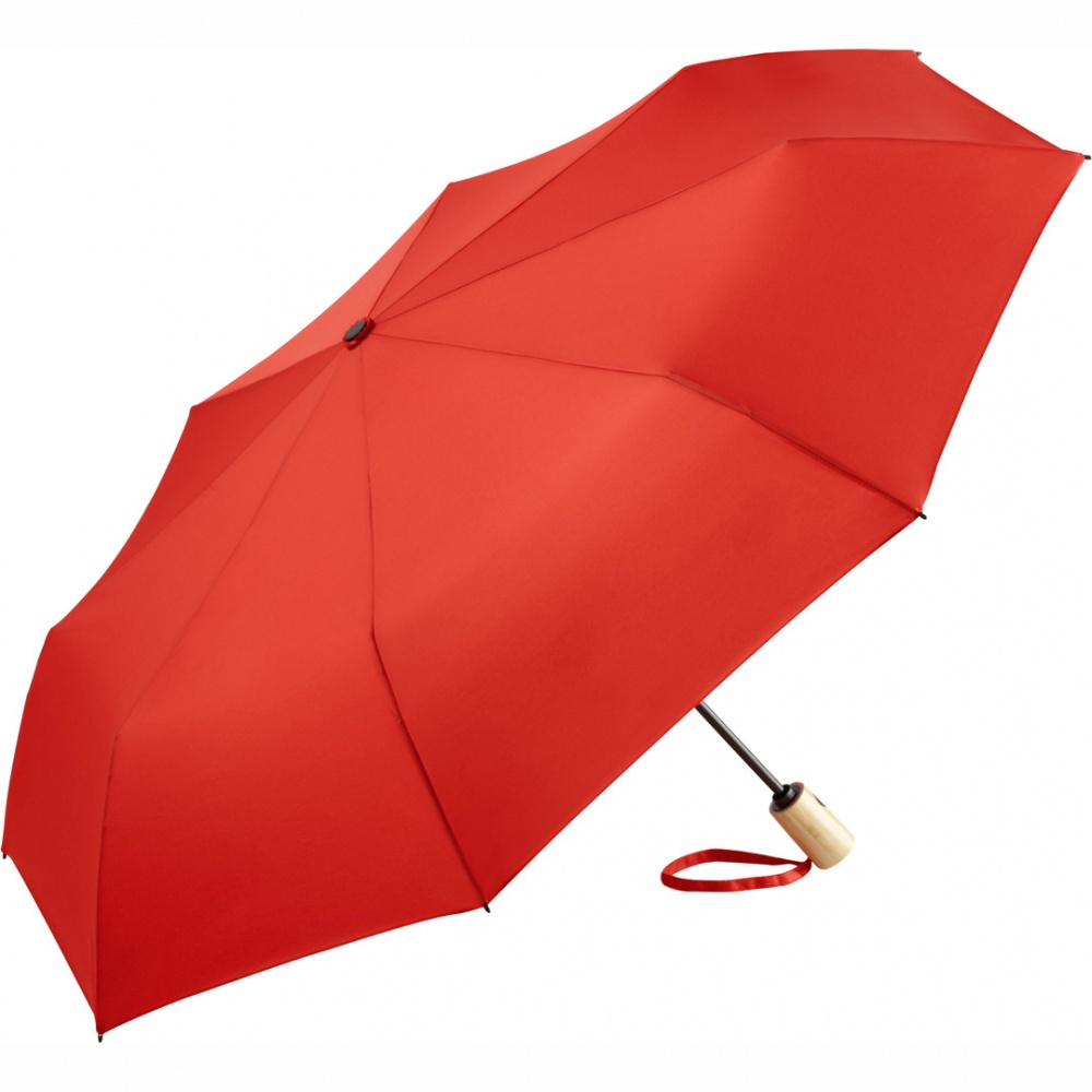 Logo trade promotional giveaway photo of: AOC mini umbrella ÖkoBrella 5429, Red