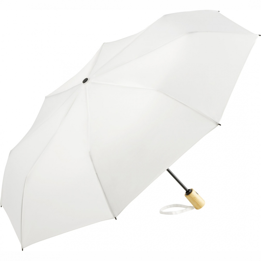 Logotrade promotional product picture of: AOC mini umbrella ÖkoBrella 5429, White