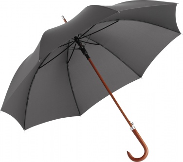 Logotrade promotional giveaway image of: AC woodshaft golf umbrella FARE®-Collection, Black