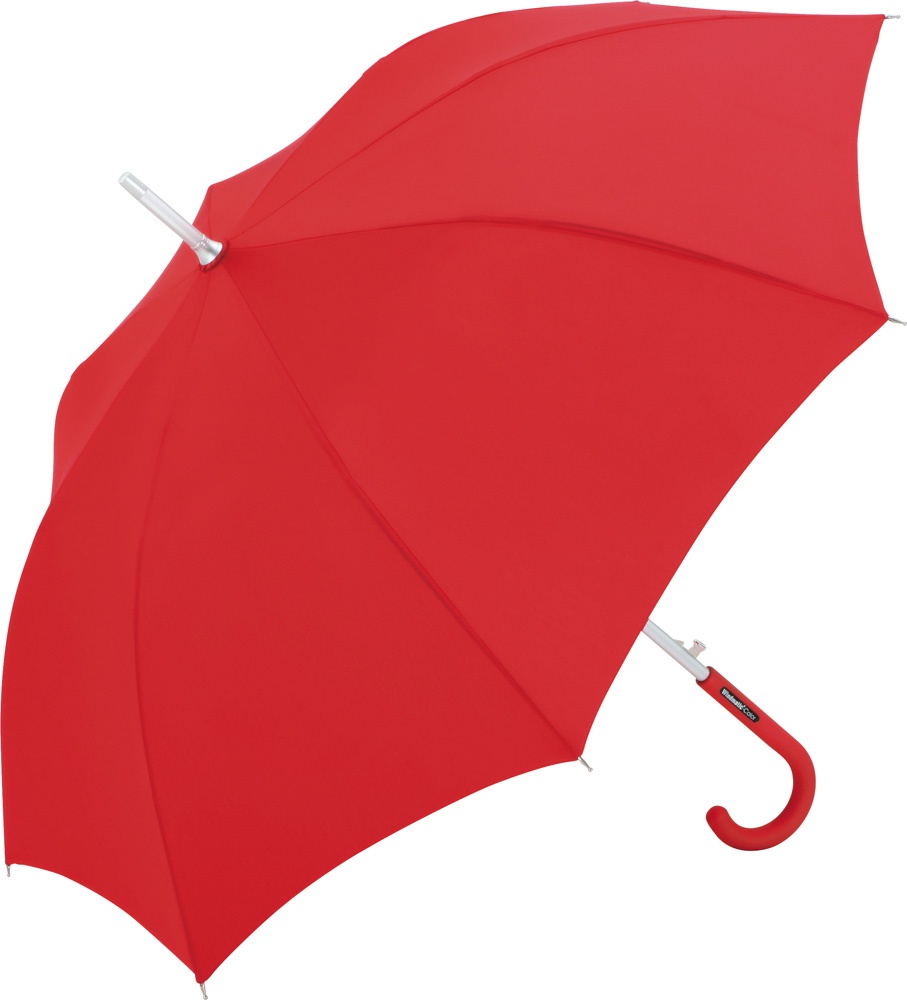 Logo trade promotional merchandise photo of: AC alu regular umbrella Windmatic, red