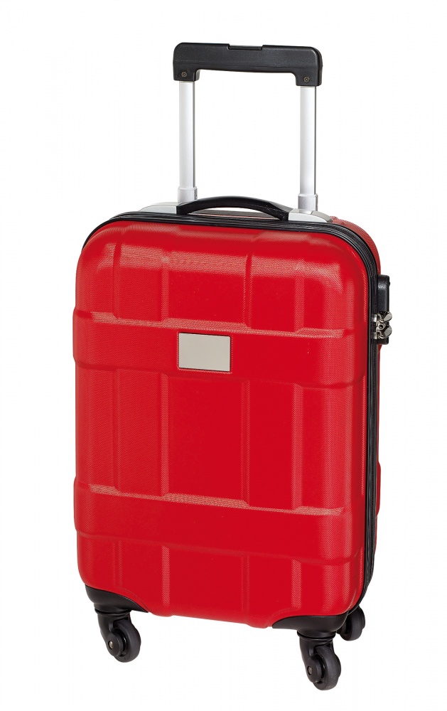 Logotrade promotional gift picture of: Trolley-Boardcase Monza ABS, red