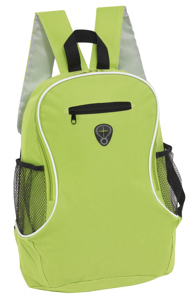 Logo trade promotional gifts picture of: Backpack Tec, green