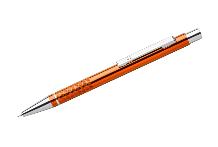 Logo trade promotional product photo of: Ballpoint pen Bonito, orange