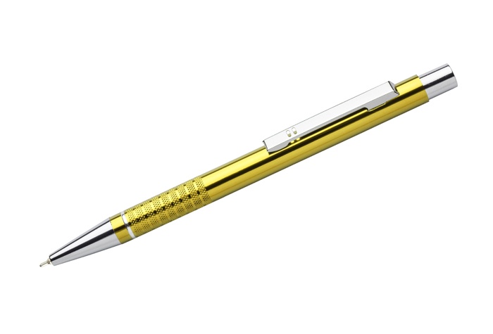 Logotrade corporate gift image of: Ballpoint pen Bonito, golden