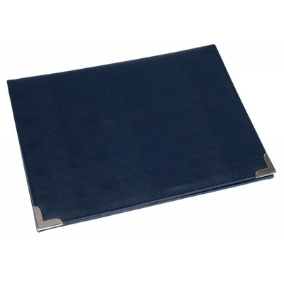 Logo trade promotional merchandise image of: Conference folder with notepad and pen, blue