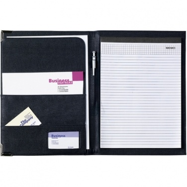 Logotrade promotional merchandise image of: Conference folder with notepad and pen, blue