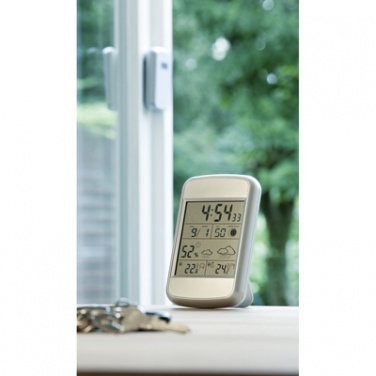 Logo trade advertising products picture of: Weather station with outside sensor