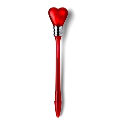 Logotrade corporate gifts photo of: Ball pen "heart", Red