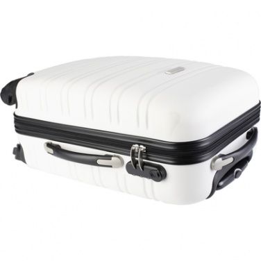 Logo trade promotional merchandise image of: Trolley bag, white