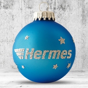 Logo trade advertising product photo of: Christmas ball with 4-5 color logo 8 cm