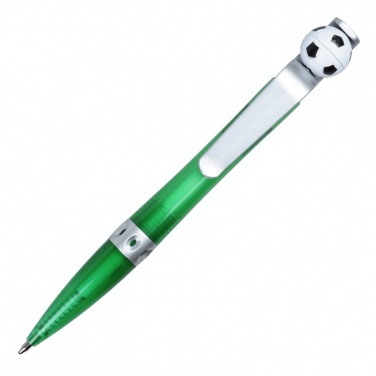 Logo trade promotional gifts picture of: Kick ballpen, green