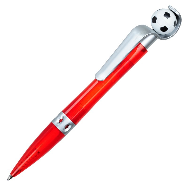 Logotrade promotional items photo of: Kick ballpen for Fans, red