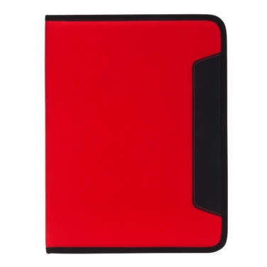 Logotrade promotional giveaway image of: Ortona A4 folder, red/black