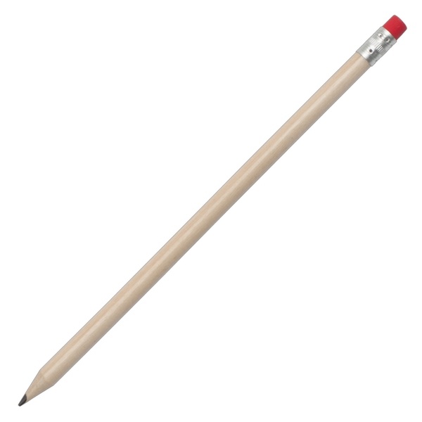 Logotrade promotional merchandise photo of: Wooden pencil, red/ecru