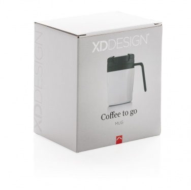 Logo trade business gifts image of: Coffee to go mug, white