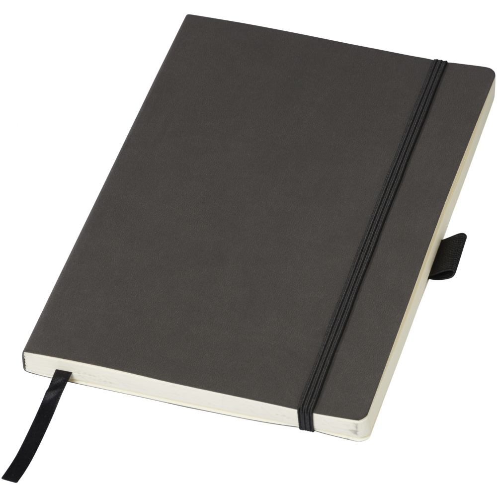 Logotrade promotional products photo of: Revello Notebook A5, black