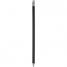 Alegra pencil with coloured barrel, black