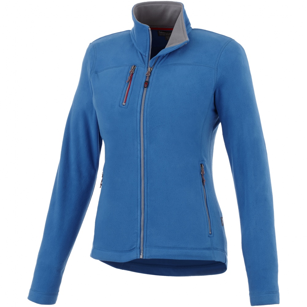 Logo trade promotional products image of: Pitch microfleece ladies jacket
