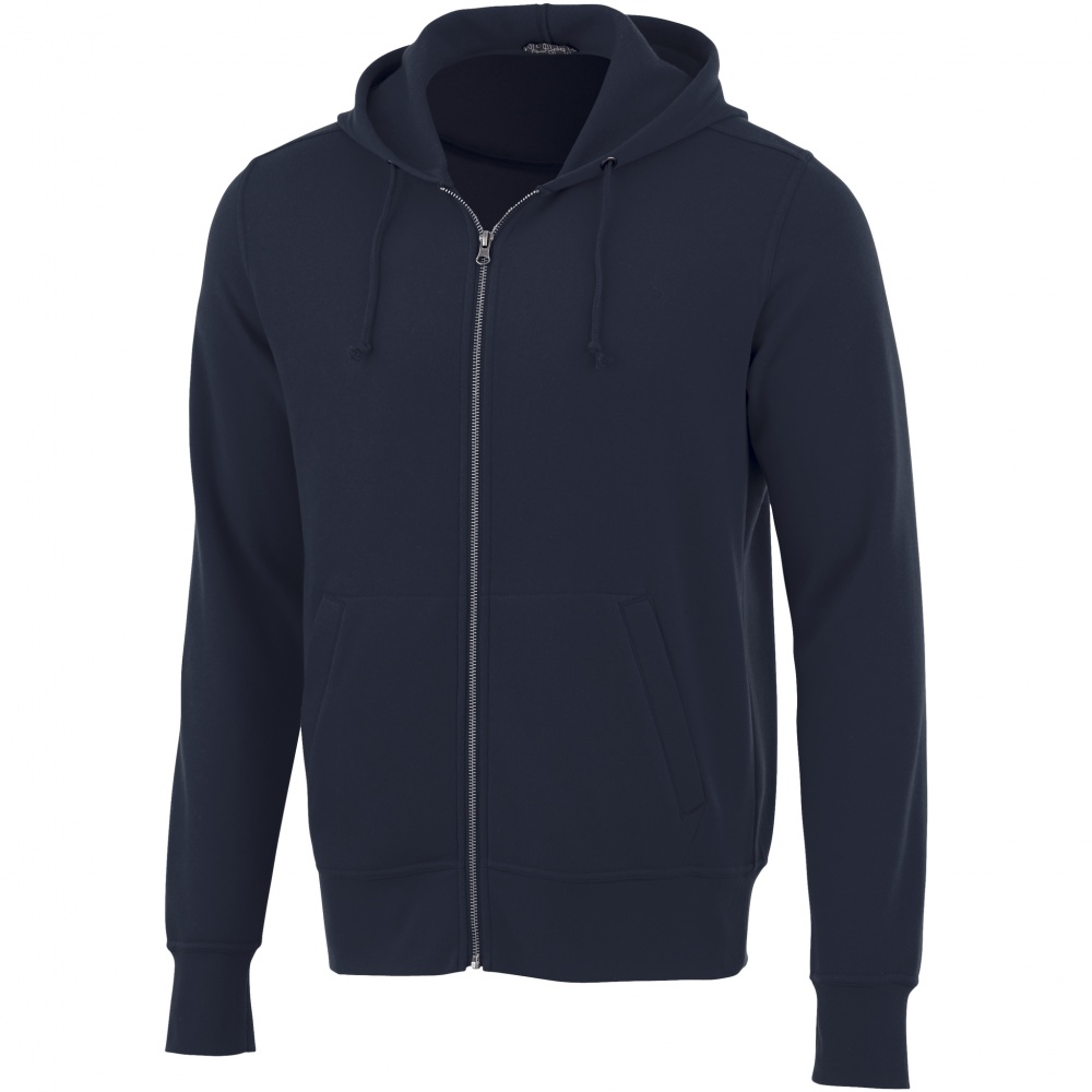 Logotrade promotional product picture of: Cypress full zip hoodie, navy blue