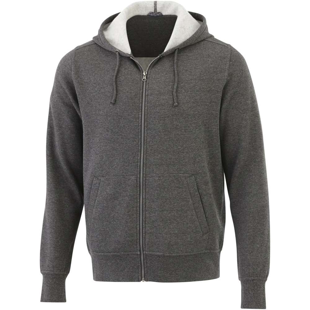 Logotrade advertising products photo of: Cypress full zip hoodie, dark grey