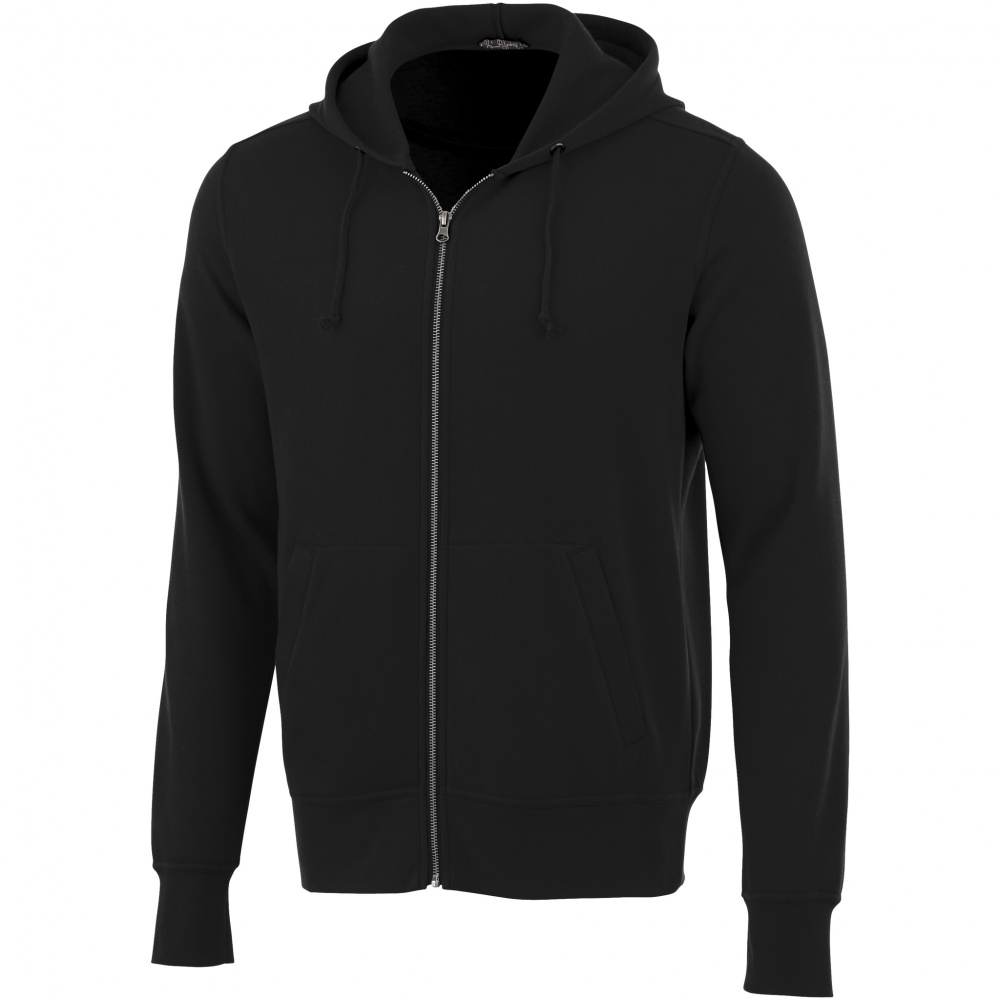 Logotrade business gift image of: Cypress full zip hoodie, black