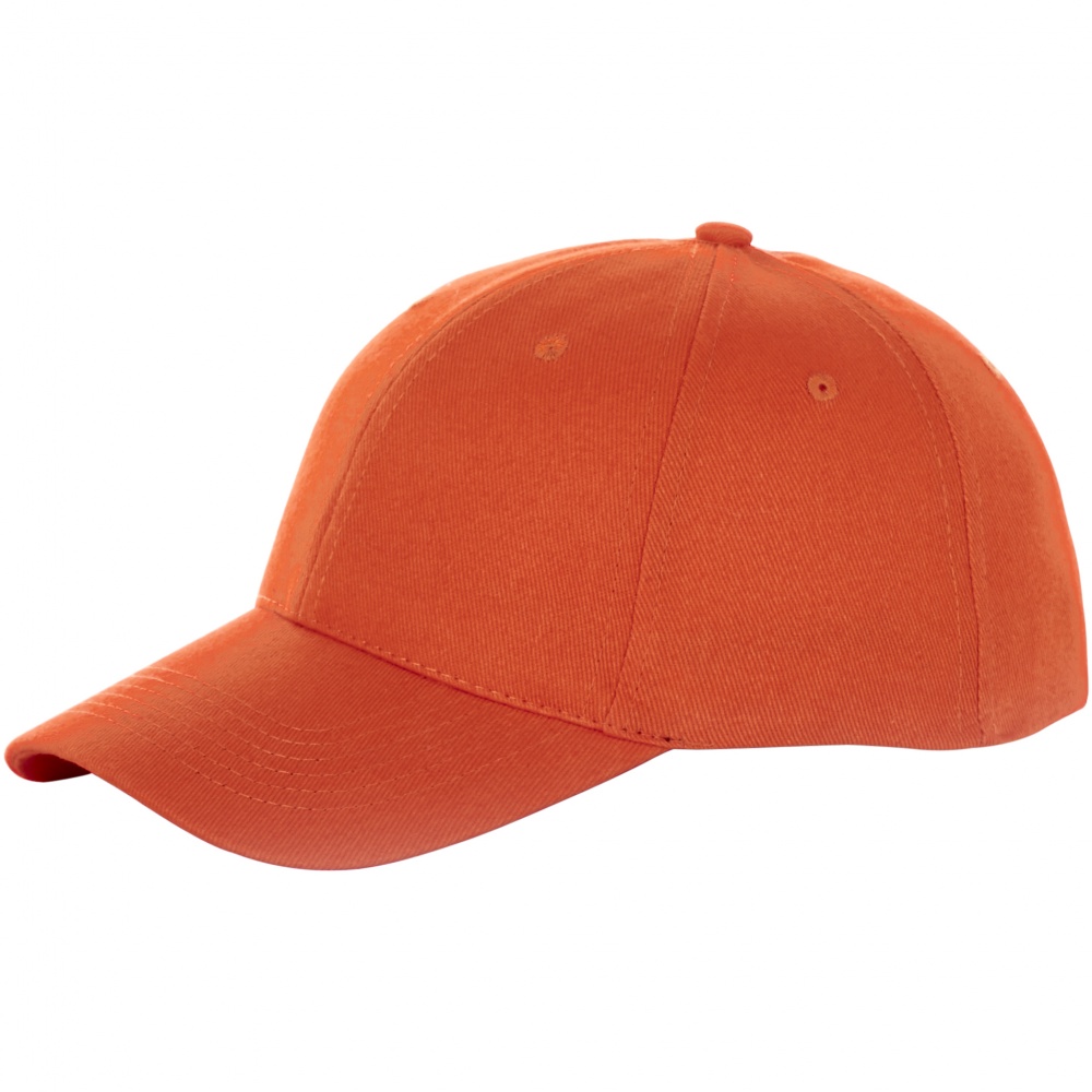 Logo trade promotional gifts picture of: Bryson 6 panel cap, orange